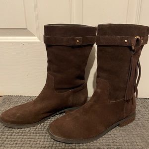 Michael Kors MK Brown Suede Boots